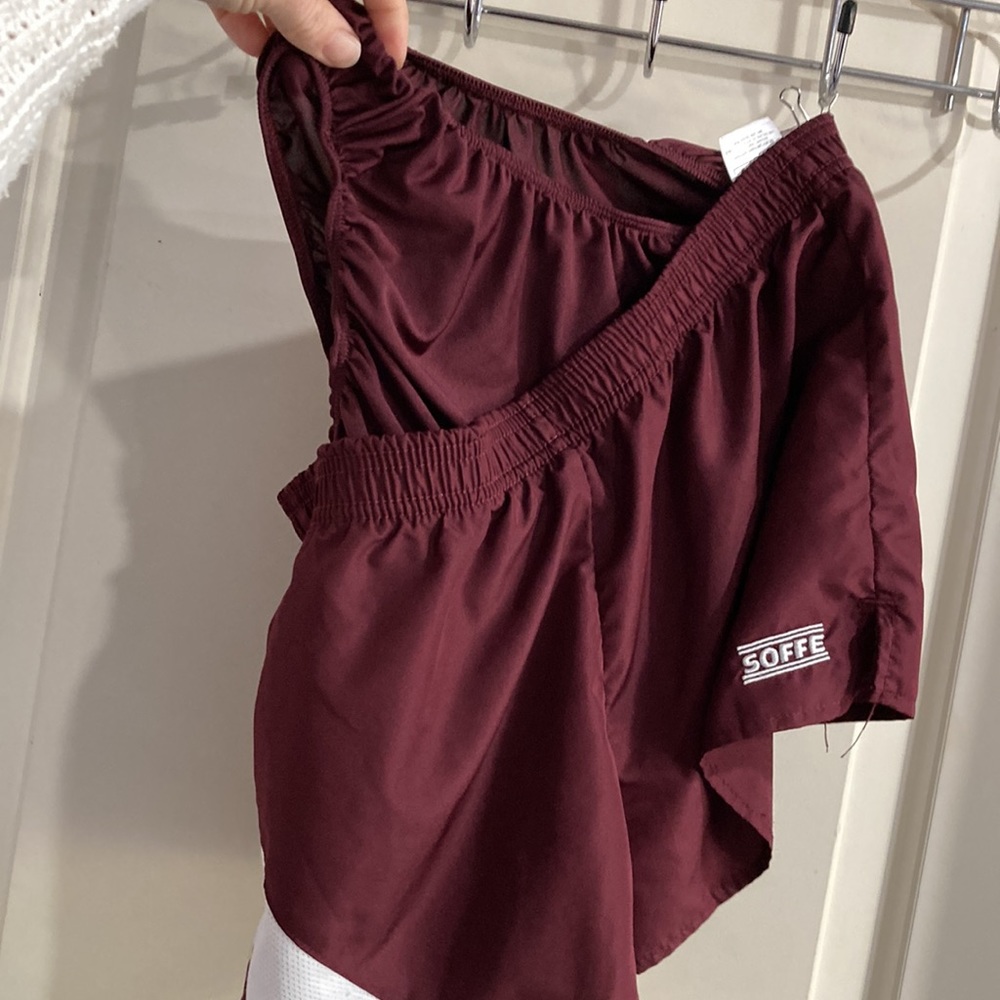 🤑🤑🤑🤑3 for 20$🤑🤑🤑🤑 SOFFE nylon athletic shorts with built in brief - Picture 5 of 5